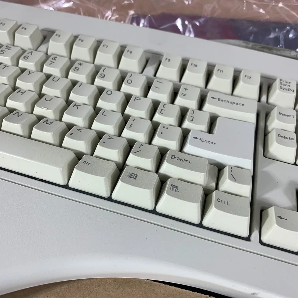 Vintage Keytronic Lifetime Series Keyboard w/ Built In Trackball Retro Computer